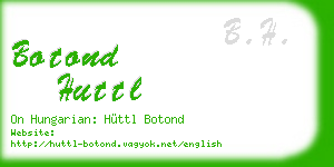 botond huttl business card