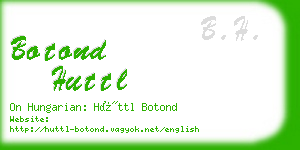 botond huttl business card